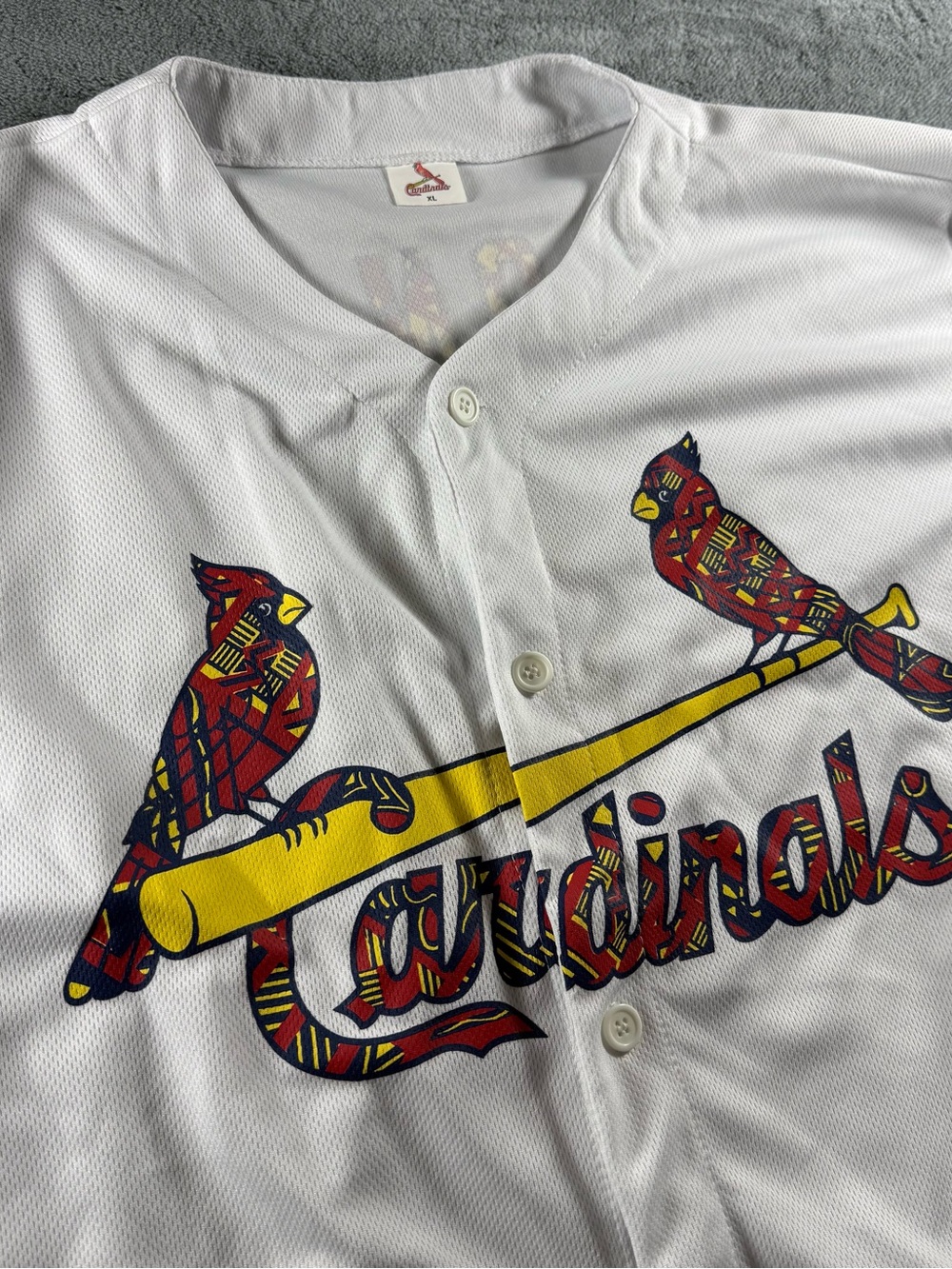 St. Louis Cardinals Kolten Wong 16 Polynesian Heritage Baseball Jersey XL White